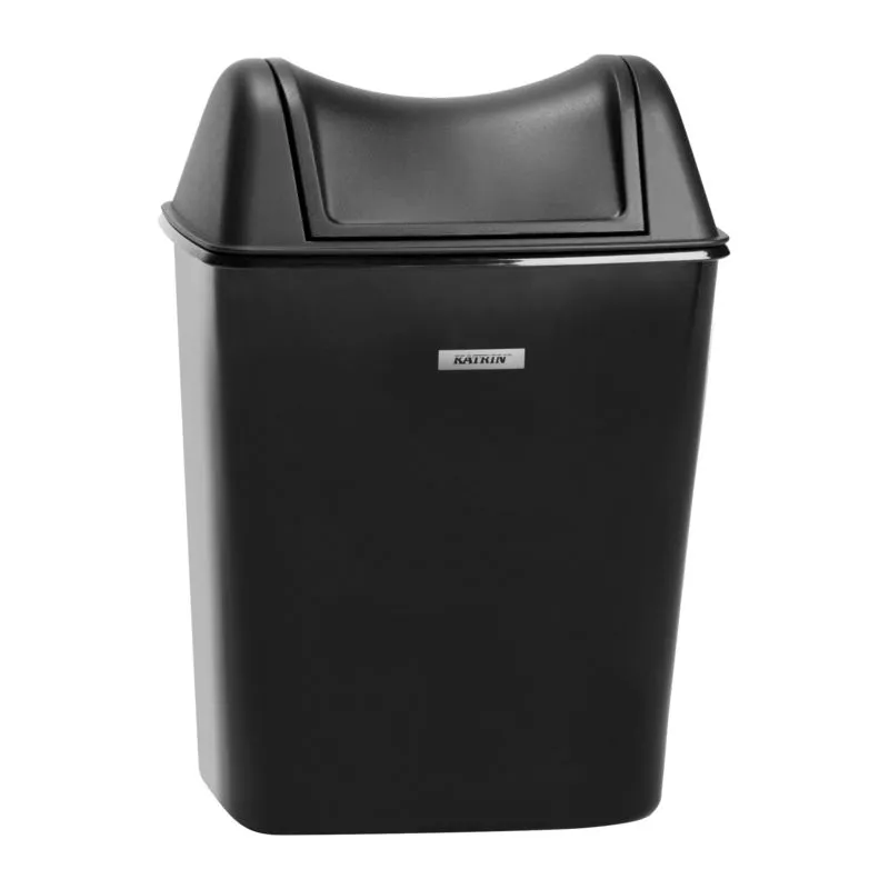 Katrin 92223, 8 l, Rektangulær, Plast, Sort, Manuell, 240 mm