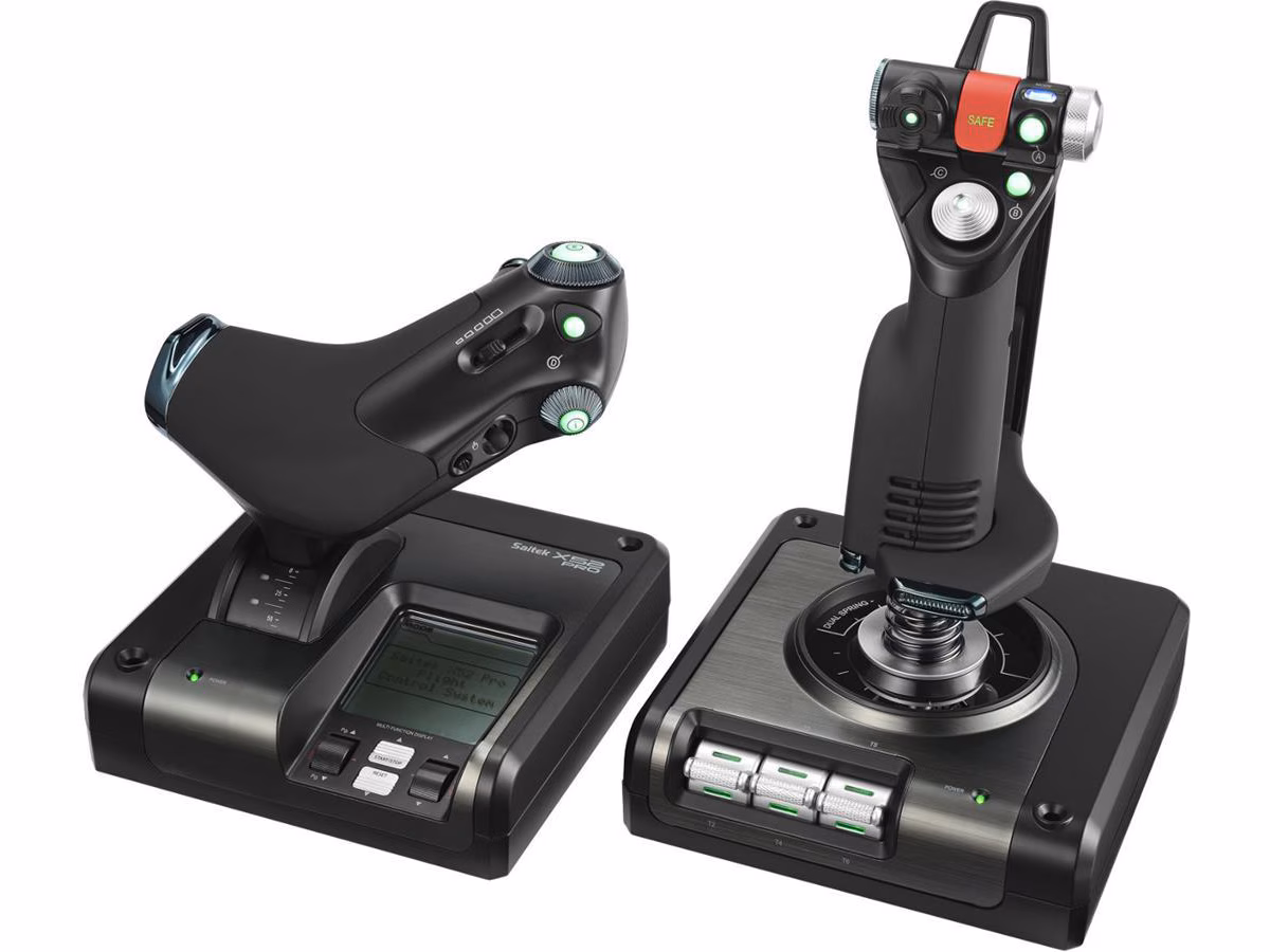 Logitech G Saitek X52 Professional H.O.T.A.S. - Wired Joystick and throttle - PC