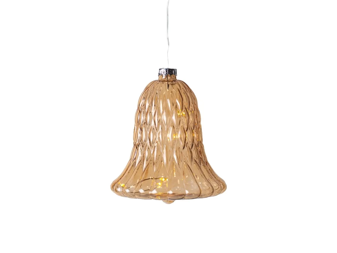 Sirius Luna klokke, Amber – H 10 cm