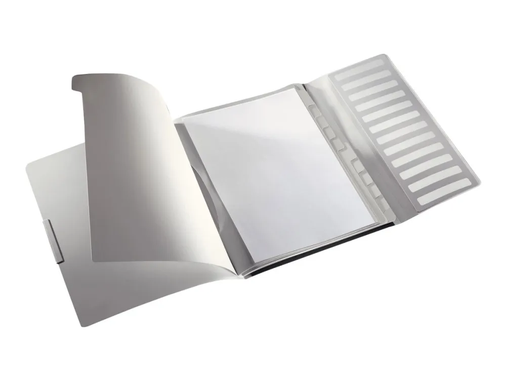 Leitz Style - Klassifikasjonsmappe - 12 rom - 12 deler - for A4 (210 x 297 mm) - kapasitet: 200 ark - med fliker - atlasksort