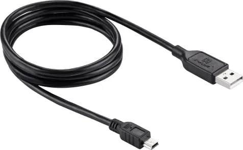 Puluz USB-A til miniUSB-kabel 1 m svart (SB4137)