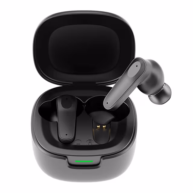 Bluetooth-hodetelefoner AI Smart Multi-Language Oversettelsesoversetter - Svart