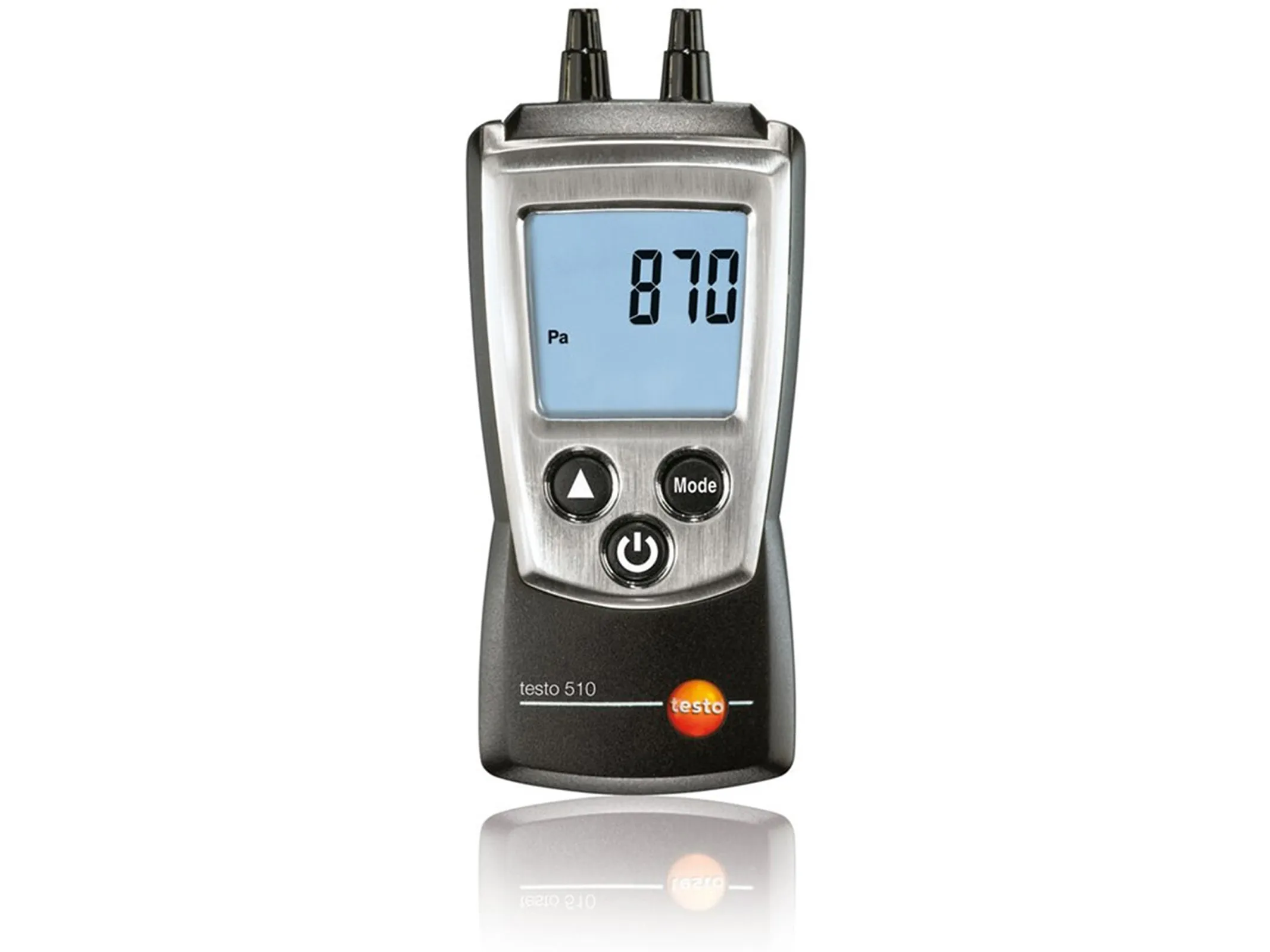 testo 510 trykkmålingsutstyr lufttrykk 0 - 100 hPa magnetisk bakside