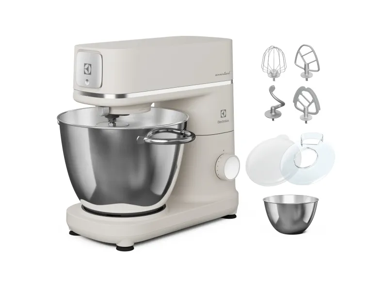 Electrolux E6KM1-4OWT, Elektrisk visp, Hvit, Elte, Miksing, Visping, 1,2 m, 6 l, Rotasjon