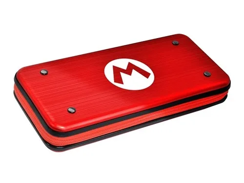 Hori Alumicase Super Mario (SWI), Hardplast, Nintendo, Rød, Aluminium, Nintendo Switch
