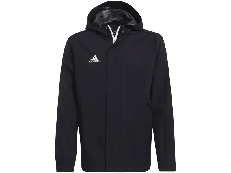 adidas Entrada 22 ytterjakke barn all-weather sort IK4014 (116 cm)