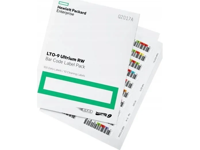 HPE LTO-9 Ultrium RW BAR CODE | etikettpakke
