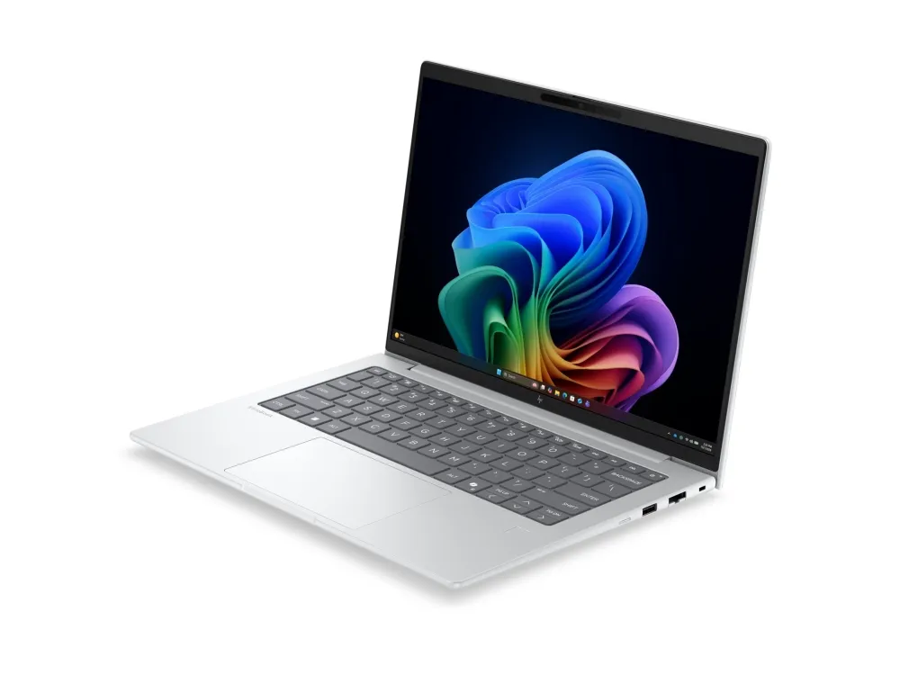 HP EliteBook 6 G2q Notebook Next Gen AI - Copilot+ PC - Snapdragon X2 Plus - X2P-64-100 / inntil 4.04 GHz - Win 11 Pro - Qualcomm Adreno - 16 GB RAM - 512 GB SSD NVMe - 14 IPS 1920 x 1200 - Ethernet - Wi-Fi 7, Bluetooth 6.0 - isbresølv - kbd: Pan Nordic