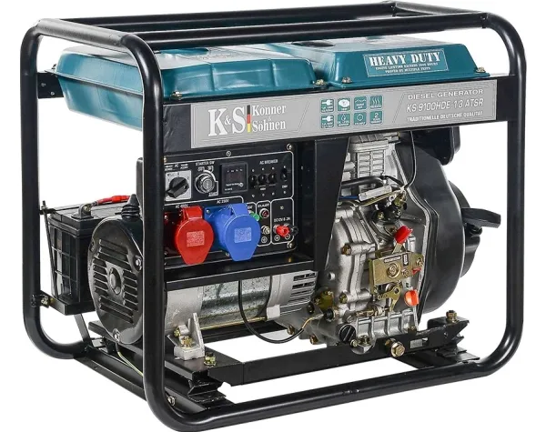 KÖNNER & SÖHNEN DIESELGENSETT/GENERATOR 7,0KW 230/400V KS 9100HDE-1/3 ATSR