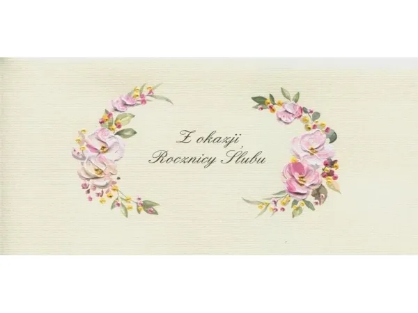 Jubileumskort DL R03 - Blomster