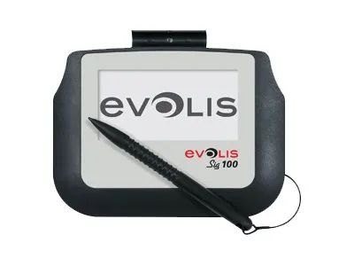 Evolis Signature 100 - Signaturterminal m/ LCD display - 4.7 x 9.5 cm - kablet - USB