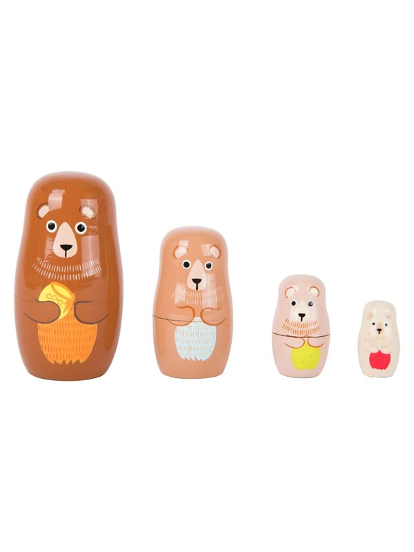 Small Foot - Wooden Matryoshka Doll Bear Family