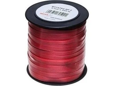 Plastbånd rød 5 mm x 225 m