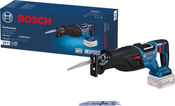 Bosch GSA 185-LI, Børsteløs, Sort, 2900 spm, 2,8 cm, 23 cm, 15 cm - SOLO