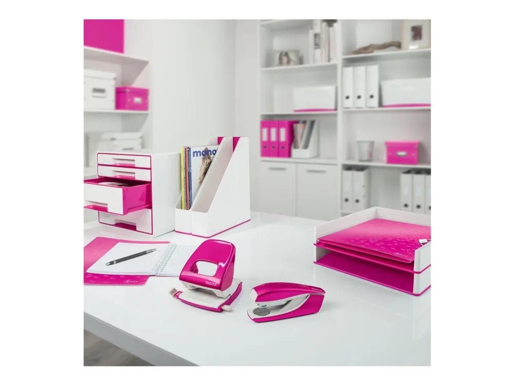 Leitz WOW - Flat stangfil - for A4 (210 x 297 mm) - kapasitet: 250 ark - tilgjengelig i ulike farger