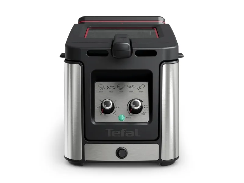 Tefal Clear Duo FR600D, Frityrkoker, 0,65 l, 1,2 kg, 3,5 l, Karbon, 30 min