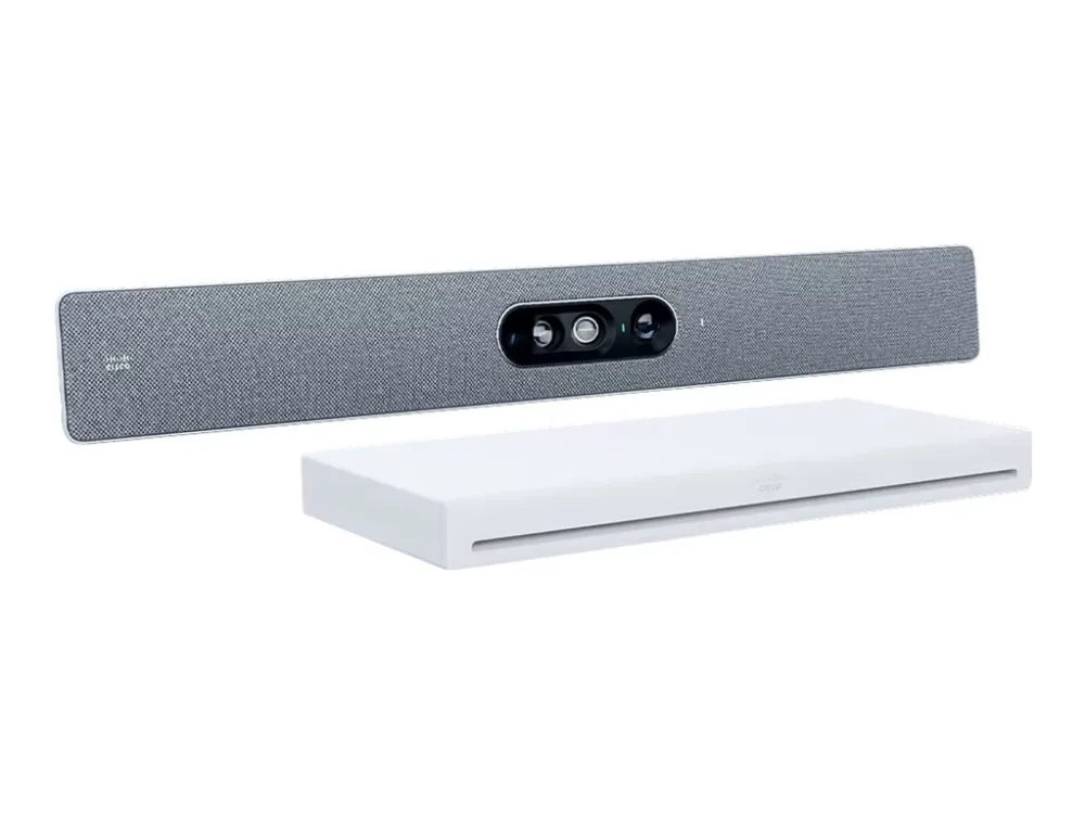 Cisco Webex Room Kit EQ - Videokonferansepakke (Cisco Webex Quad Camera, Cisco Webex Codec EQ) - Sertifisert for Microsoft Teams-rom - karbon-sortering - strømadapter inkludert