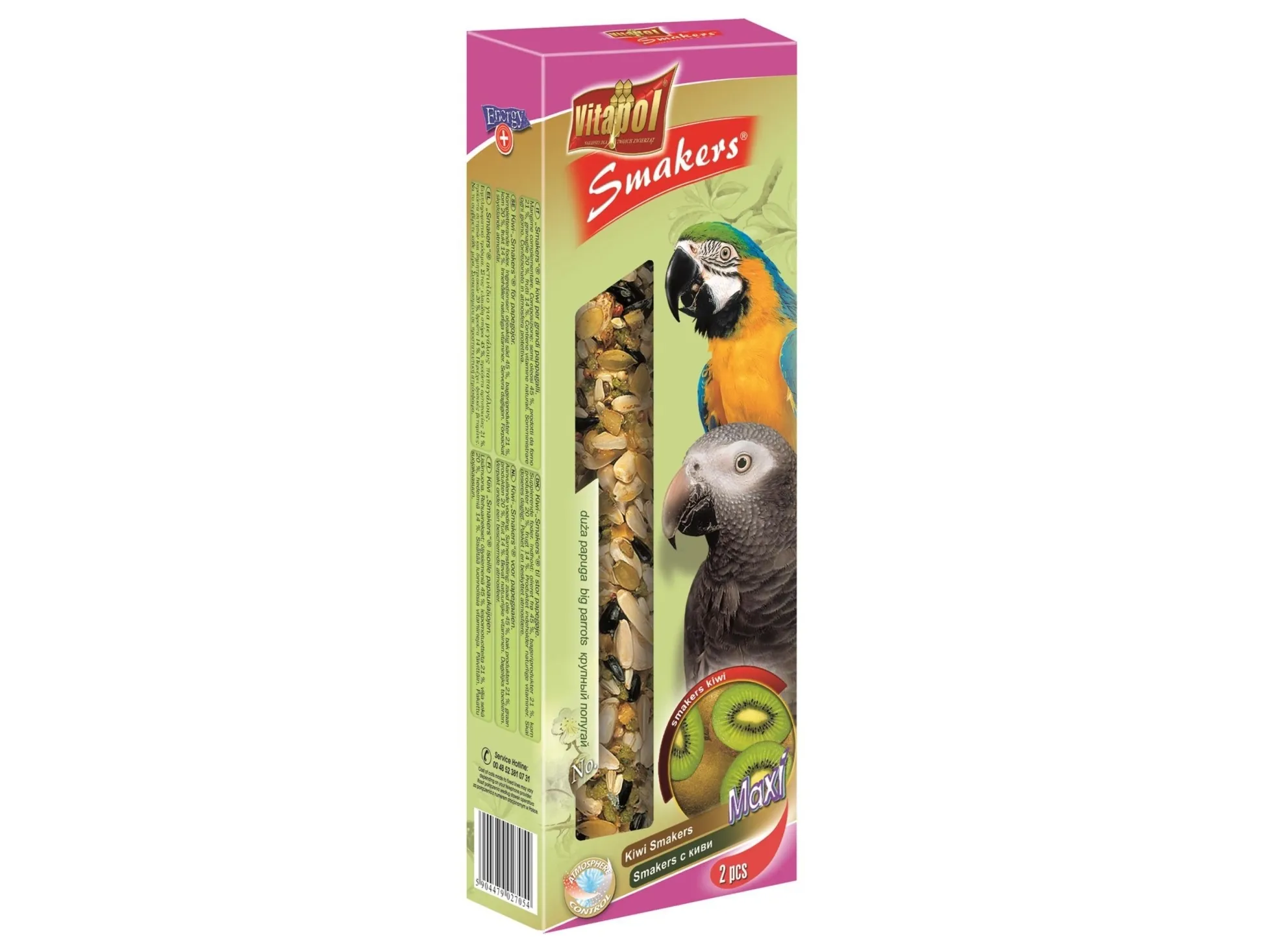 KIWI-SMAKERE FOR STORE PAPEGØYER 450 g