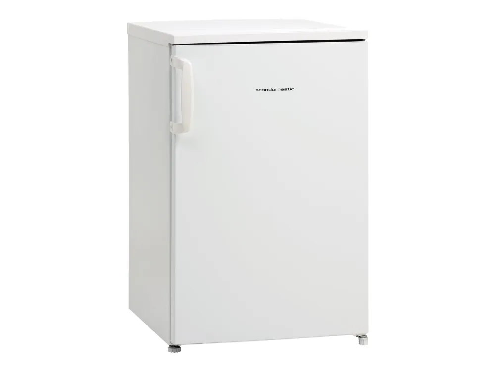 Scandomestic FRT85WD - Fryser - stående - bredde: 54.9 cm - dybde: 55.7 cm - høyde: 84.5 cm - 85 liter - Klasse D - hvit
