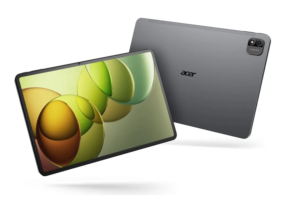 Acer ICONIA X12 X12-21M - Tablet - Android 15 - 256 GB UFS - 12.6 AMOLED (2560 x 1600) - microSD-spor - matt svart