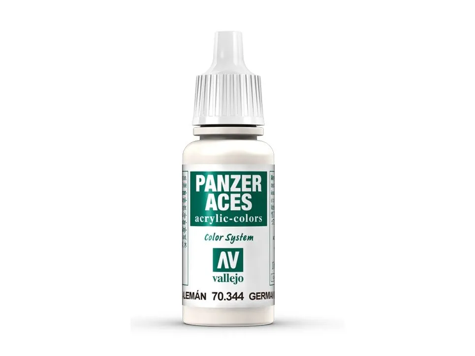 Vallejo 70.344, 17 ml, Hvit, Matte, Flaske