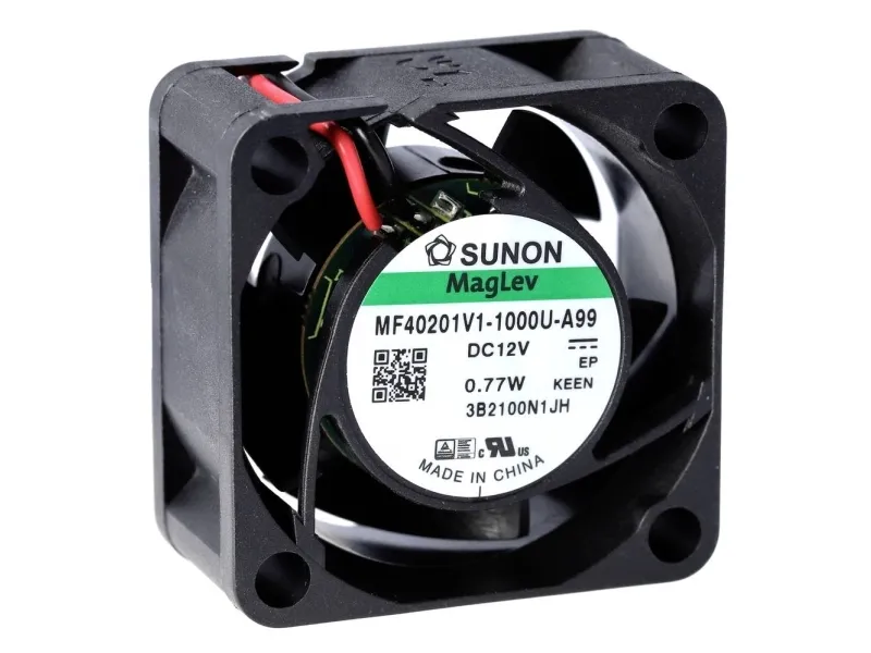 Sunon D04154670G-00 aksialvifte 12 V/DC 40 x 40 x 20 mm 15,11 m³/h svart