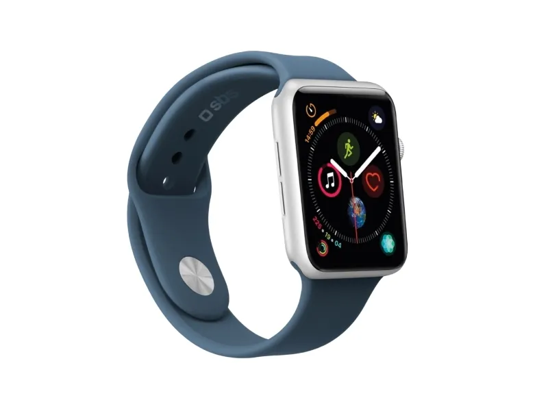 SBS silikone urrem til Apple Watch 42/44/45/49mm. Blå