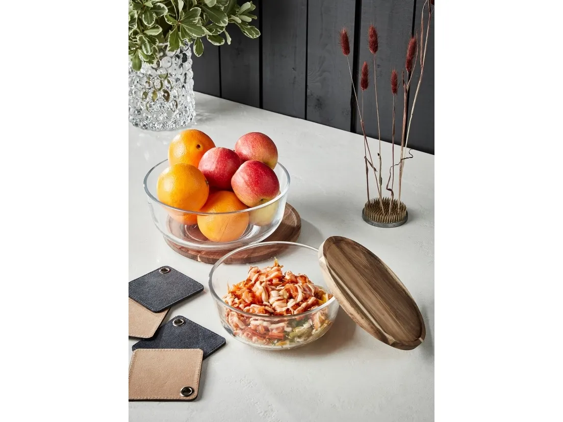 Scandinavian Home Glassbolle med lokk HOME Small