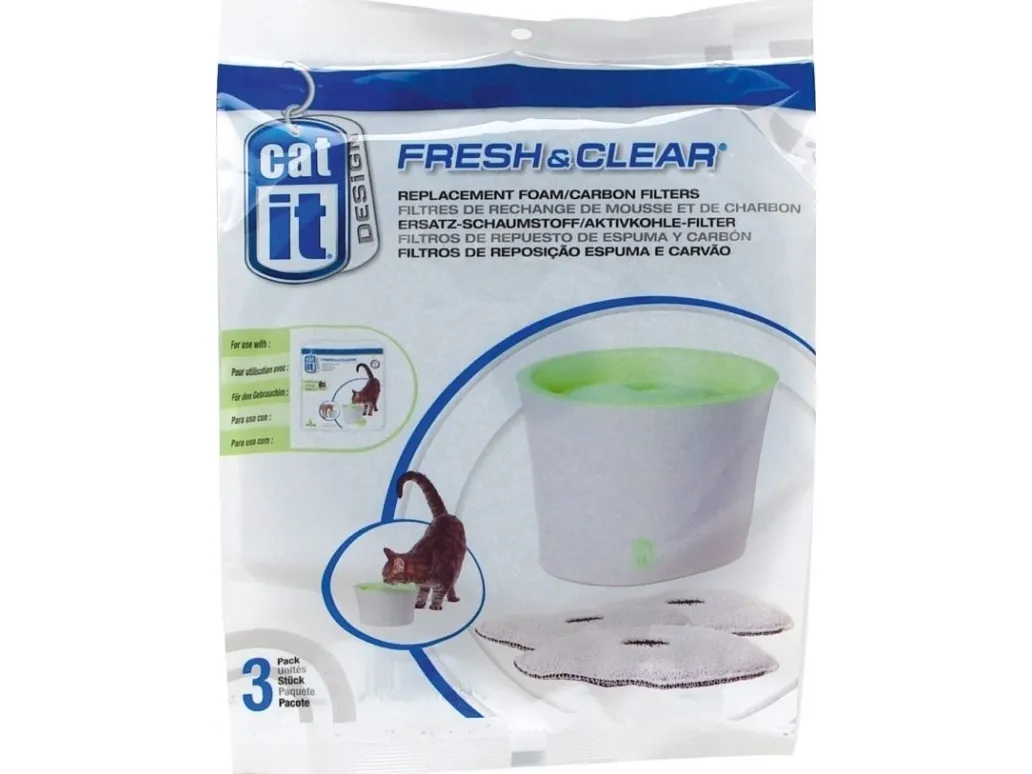 Catit utskiftingsfilter til vannfontene