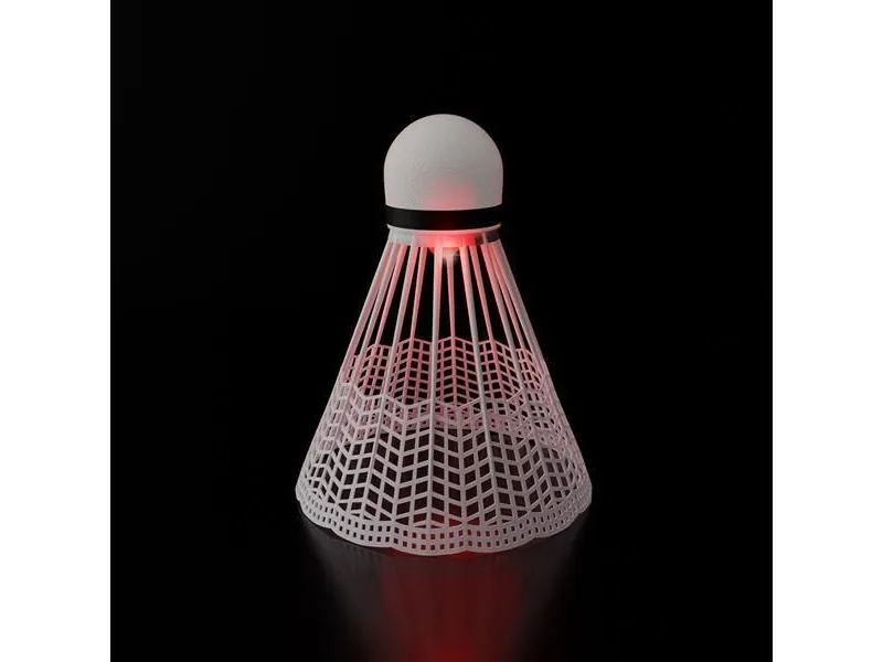 Nils Extreme NBL6193 nylon badmintonfjær, ugjennomsiktig LED, 3 stk