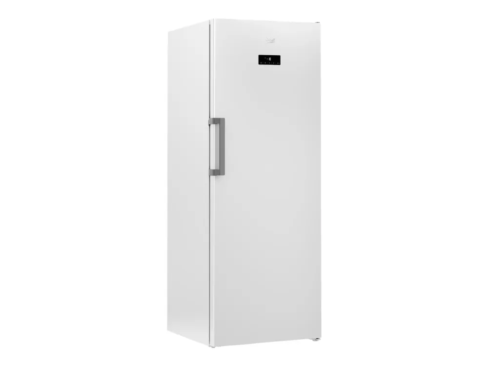 Beko RFNE448E45W - Fryser - stående - bredde: 70 cm - dybde: 76.8 cm - høyde: 191.2 cm - 404 liter - Klasse D - hvit