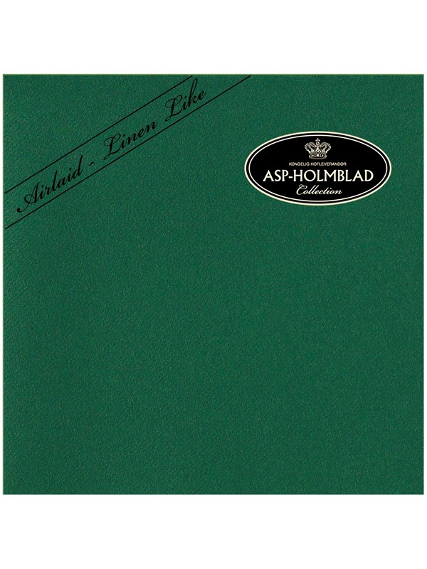 Asp-Holmblad Servietter  Airlaid Dark Green