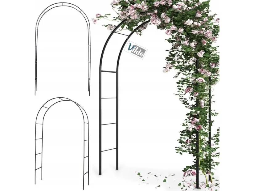Vilde Hagepergola i metall 145x235 cm