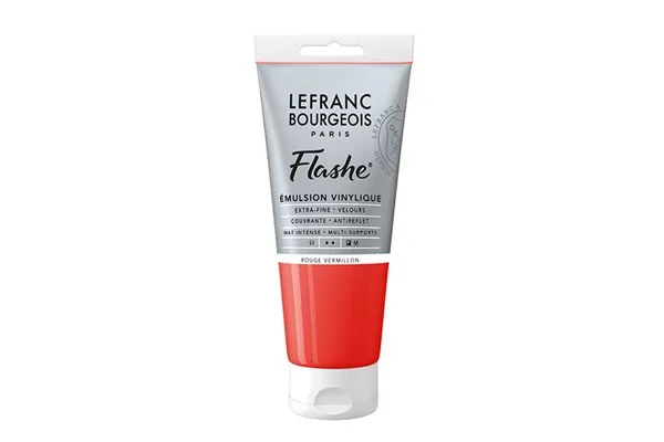 Flashe akryl 80ml vermilion rød