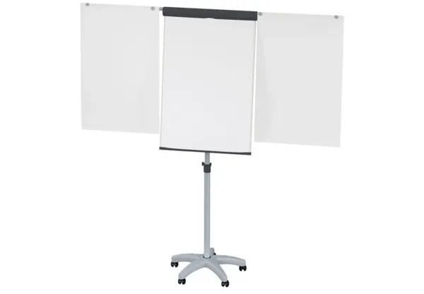 MAUL 6372682, Frittstående, 660 x 970 mm, Portrett, Plast, Stål, Grå, 5 hjul