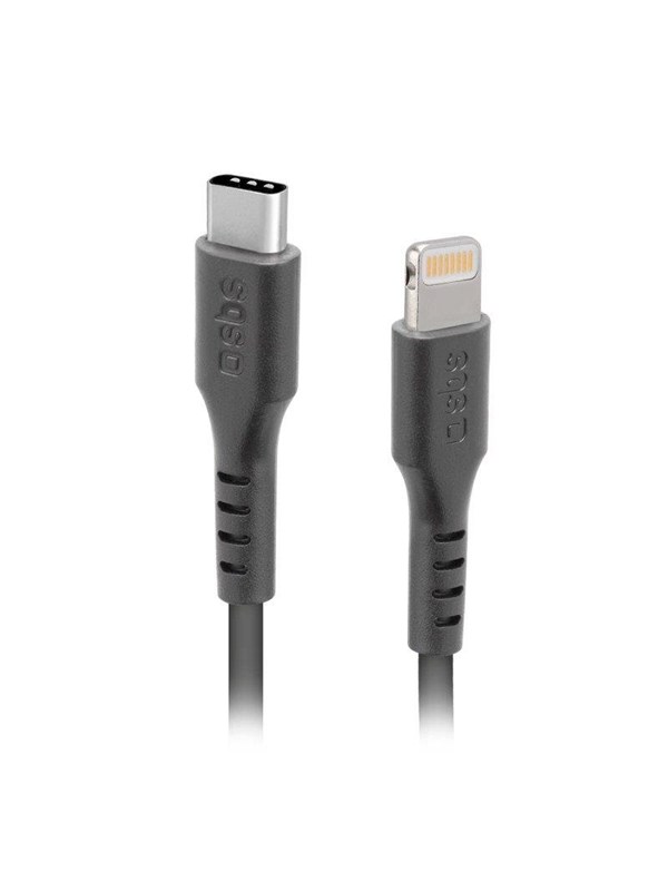 SBS TECABLELIGTC1K USB-C - Lightning cable 1m - black