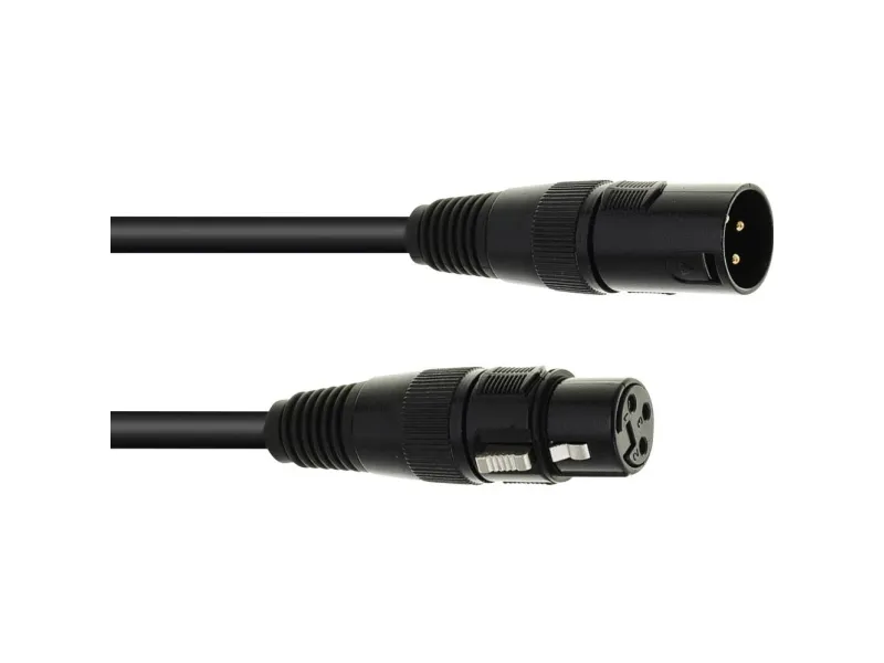 Eurolite DMX forbindelseskabel [1x XLR-kontakt 3-polet - 1x XLR-kontakt 3-polet] 1 m