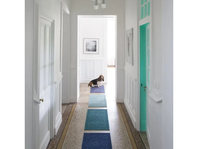 VIVARAISE ENZO BATHMAT PEACOCK 54X110