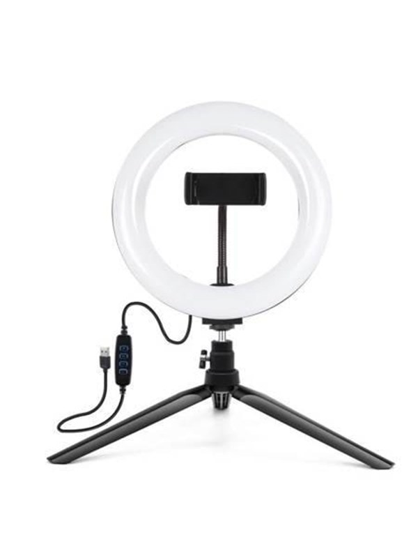 Puluz Tripod Mount with 20cm LED Ring Vlogging