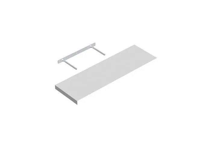 Flytende hylle Velano hvit Fs 80/24 Bi 795x235