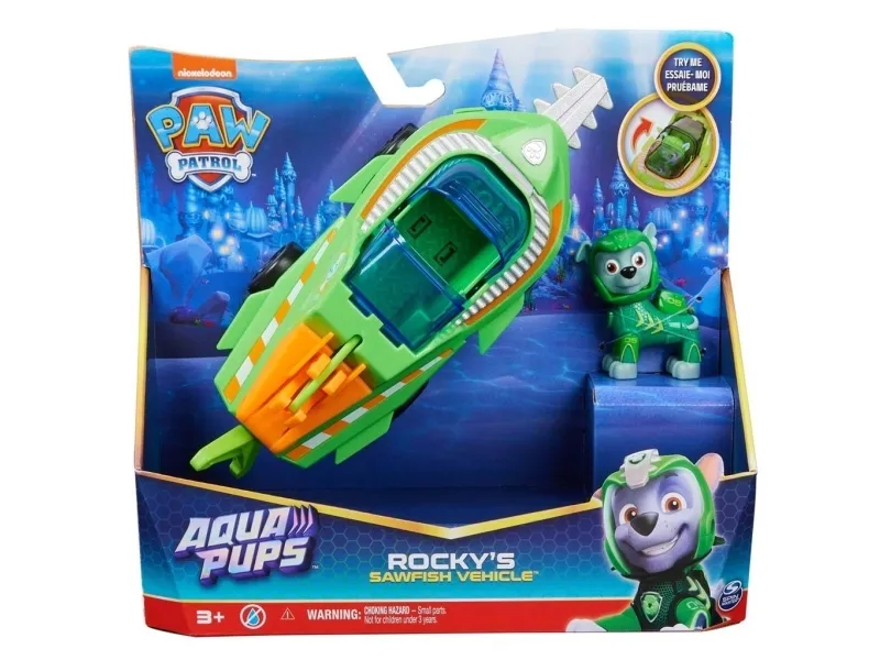 Paw Patrol Aqua tema kjøretøy - Rocky