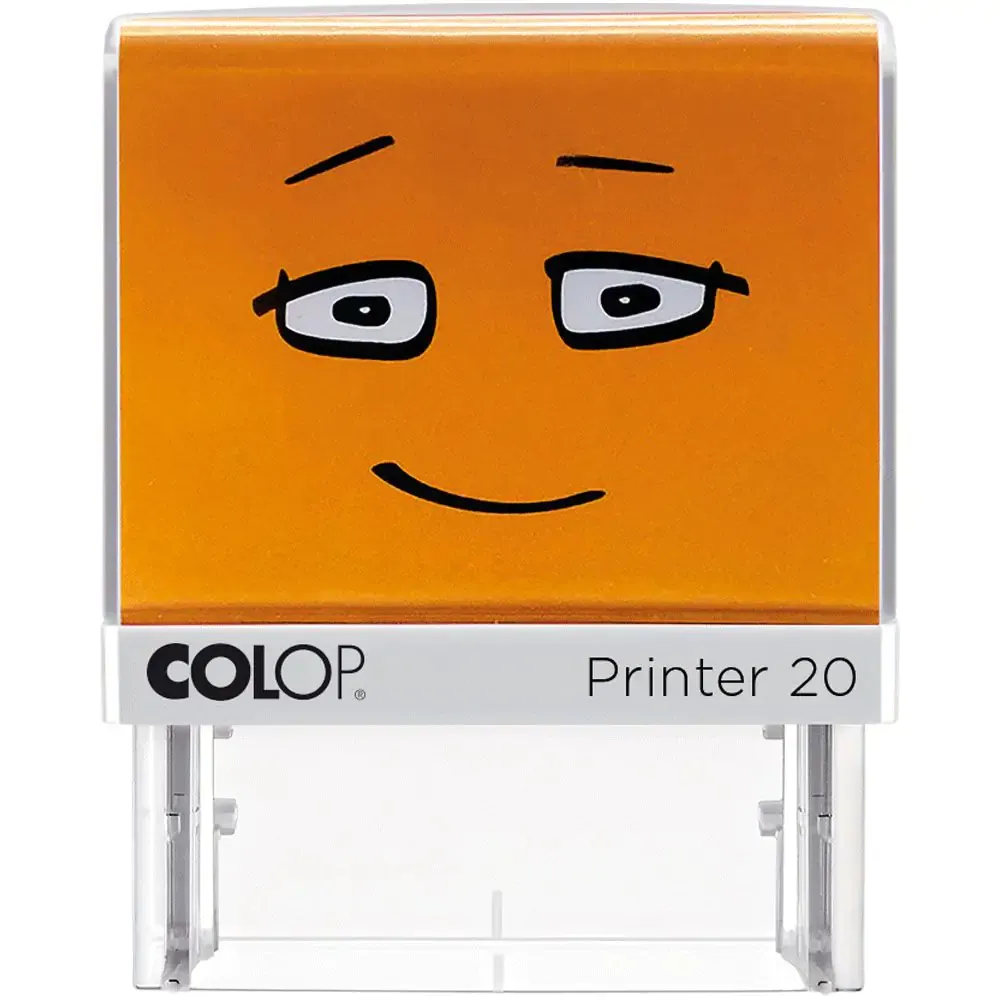 Colop 164832, Blekkgjør seg selv, Budskap stempel, 38 x 14 mm, Oransje, 1 stykker, REACH