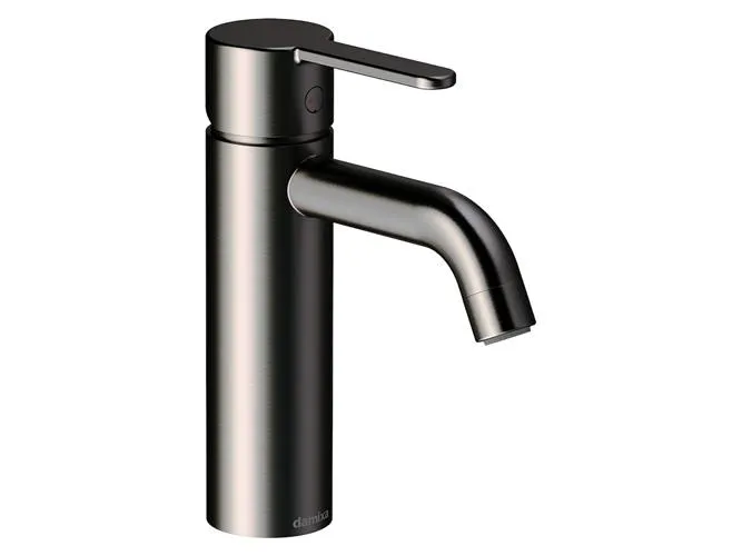 Damixa Silhouet håndvaskarmatur u/bundventil Medium bør Graphite Grey (PVD)