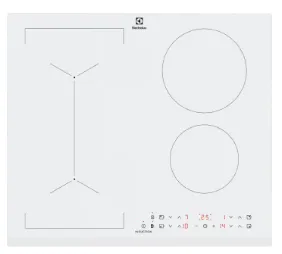 Electrolux LIV63431BW, Hvit, Innebygget, 59 cm, Sonebasert induksjon, 4 zone(s), 4 zone(s)