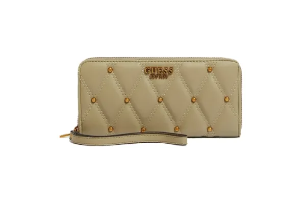 Guess Triana lommebok SLG Large Zip SWQS8553460, grønn