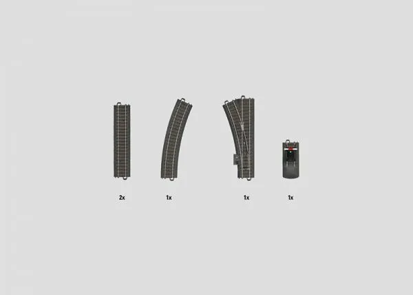 Märklin C1 C Track Extension Set, Sort