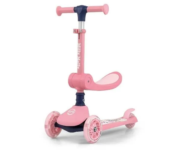 Milly Mally Fuzzy Classic sparkesykkel, rosa (Z-MIL-HU-20-61)