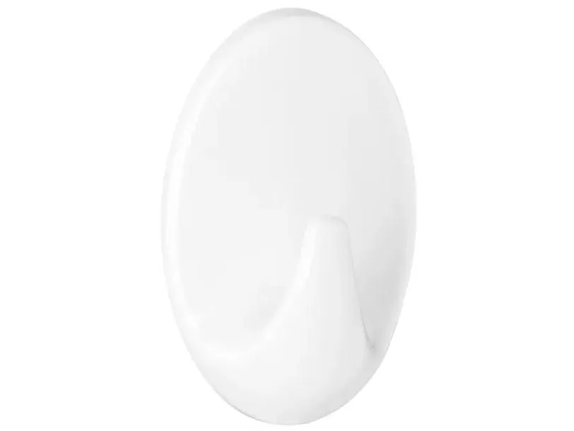 TESA 66602-00000-00, Innendørs, Universalkrok, Hvit, Limstrimmel, Glass, Plast, Tre, Oval