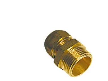 Overg. 3/8 - 15 MM M/np. - Kompressions Fittings