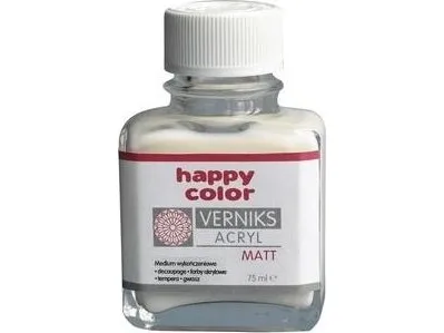 Akrillakk 75 ml klar matt HAPPY COLOR